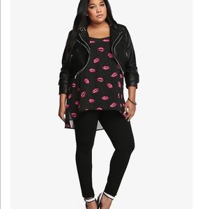 torrid Jackets & Coats - Torrid faux crop leather moto jacket torrid Jackets & Coats - Torrid faux crop leather moto jacket